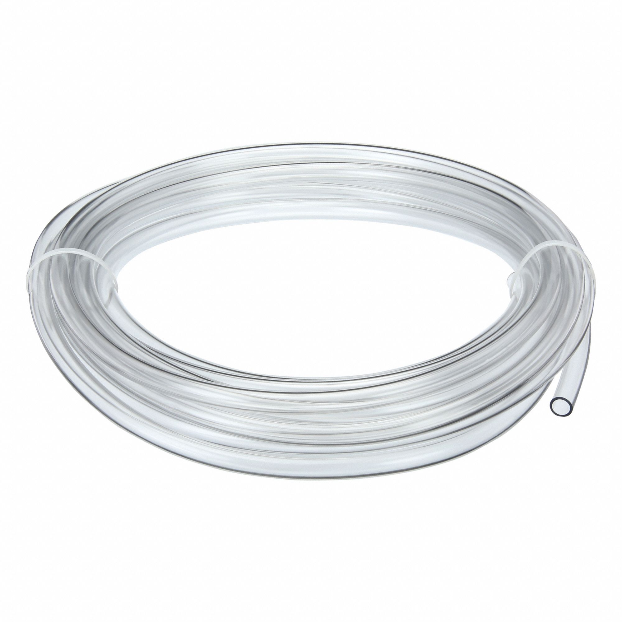 Tubing: Excelon, PVC, 3/8 in Inside Dia, 1/2 in Outside Dia, 25 ft Lg, Clear, Not Reinforced