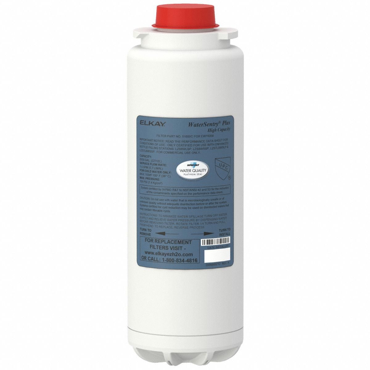 Filter Activated Carbon 9-1/2 6000 gal