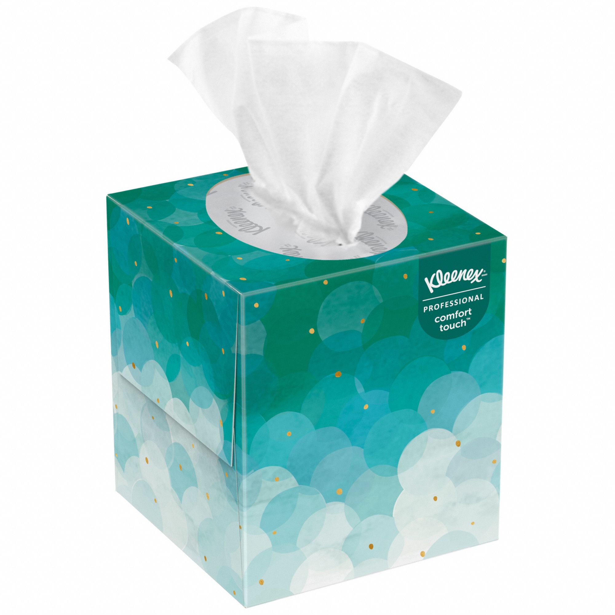 Facial Tissue: Cube, Kleenex® Professional, 8.4 in x 8 in Sheet Size, 90 Sheets, 36 PK