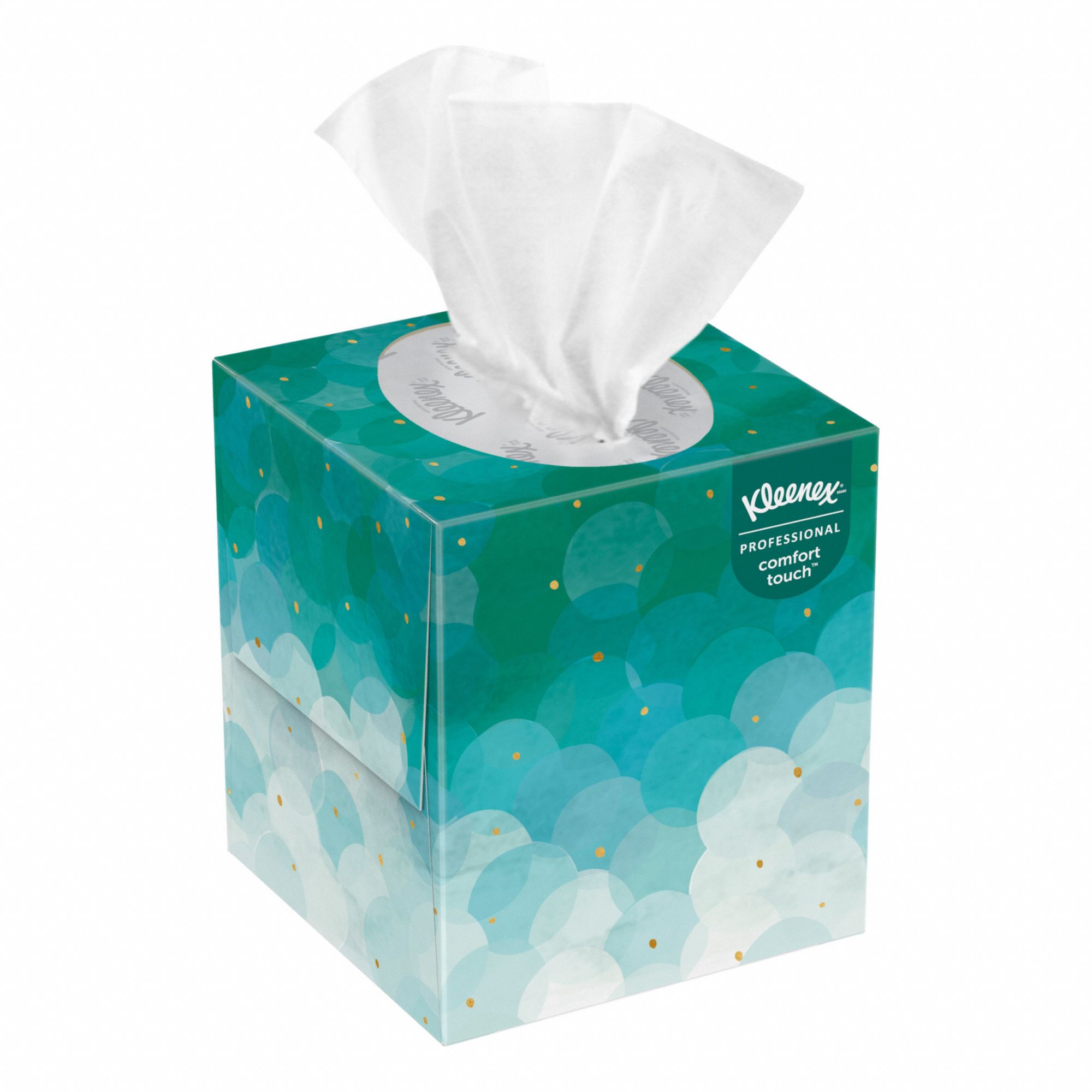 Facial Tissue: Cube, Kleenex® Professional, 8 in x 8 3/8 in Sheet Size, 90 Sheets, 36 PK