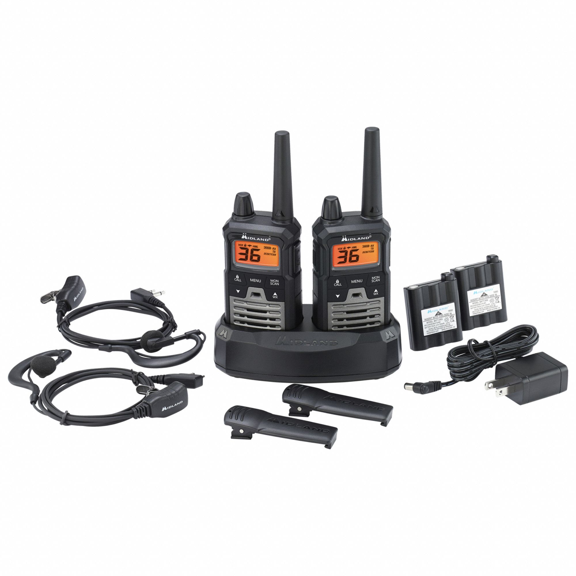 MIDLAND, XTalker T290 Series, GMRS, Handheld Two Way Radio 797RA9