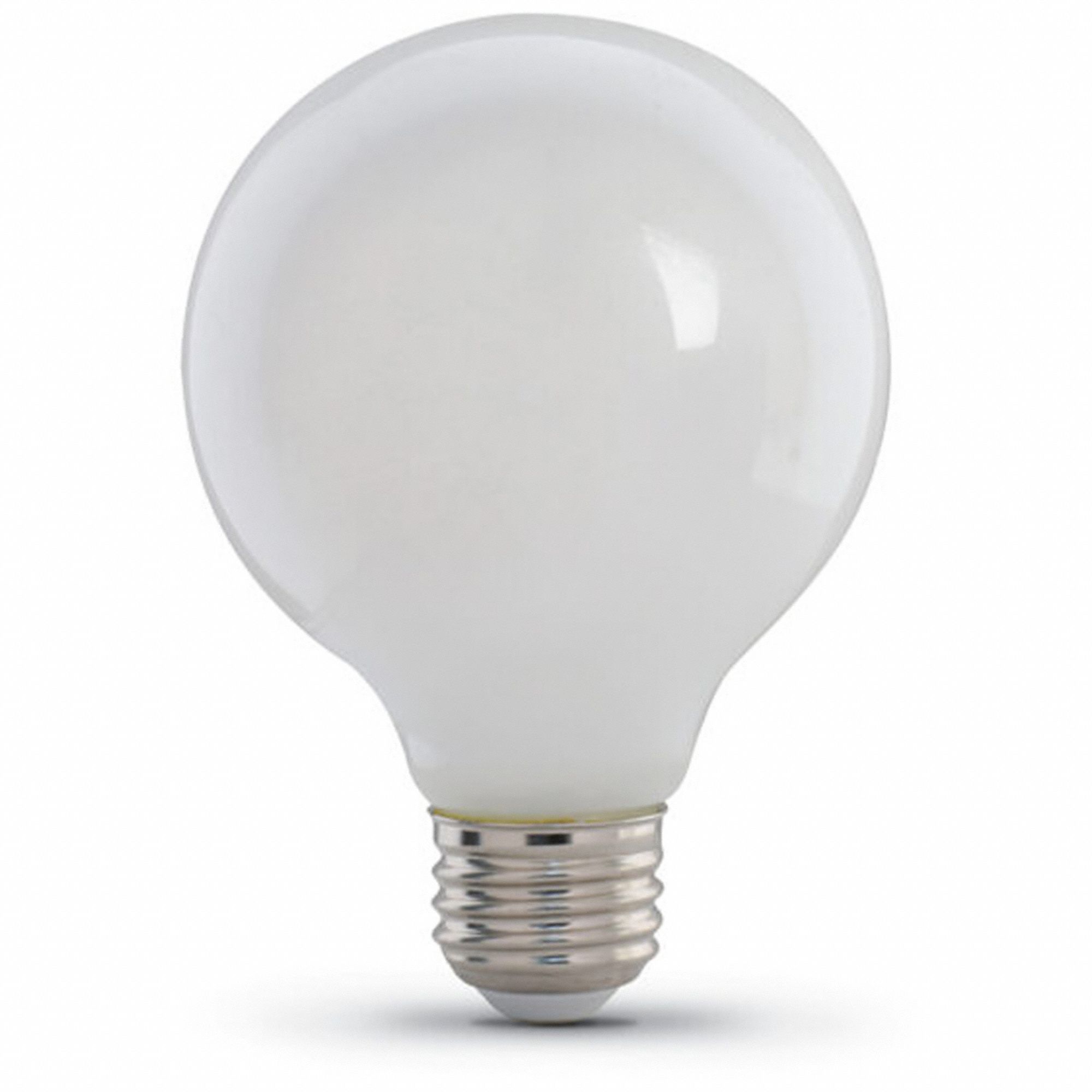 Compact LED Bulb: Medium Screw (E26), LED, (G) Globe, G25, 5.5 W Watt, 3000K, Frosted