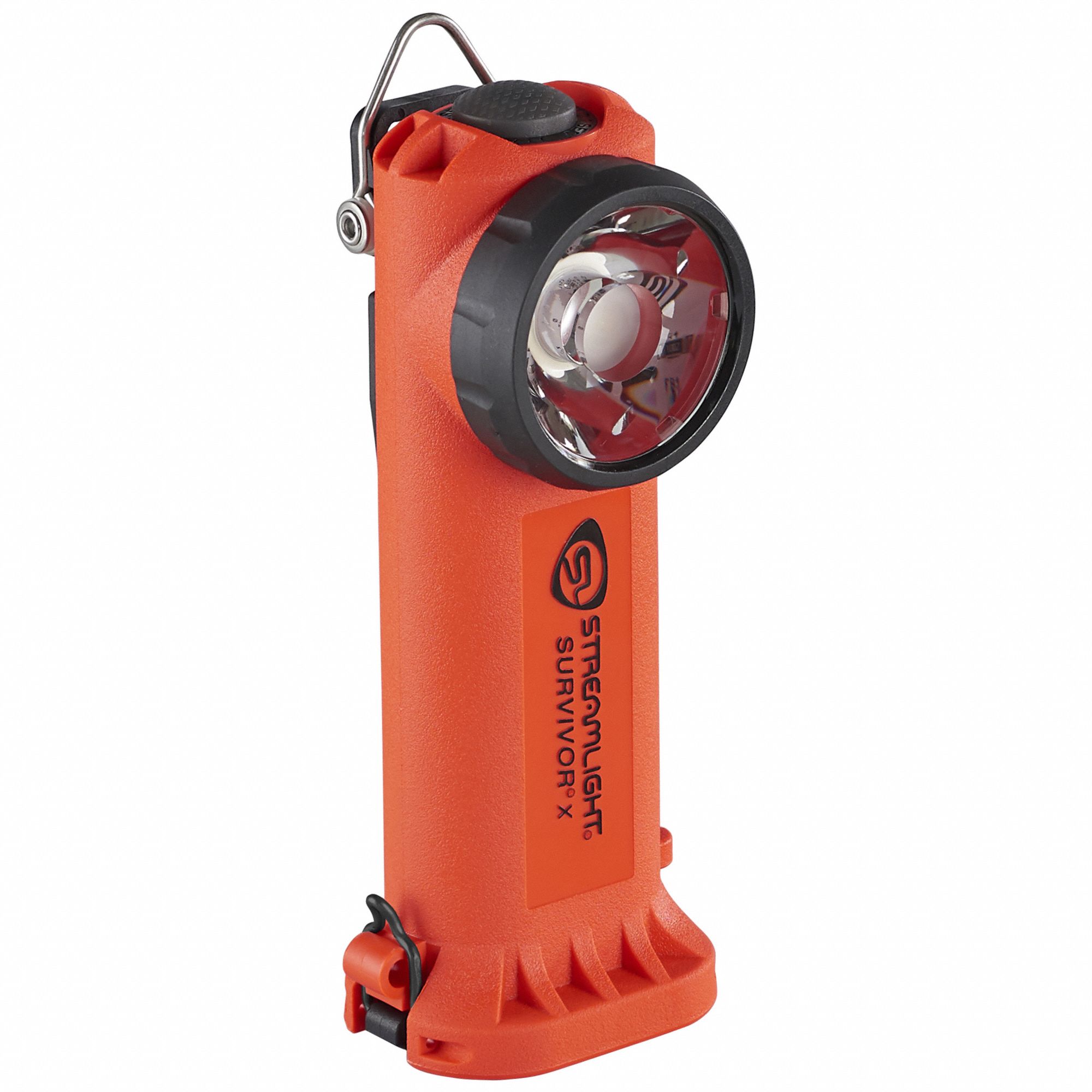 SURVIVOR X FLASHLIGHT, LED, RUGGED NYLON POLYMER, ORANGE