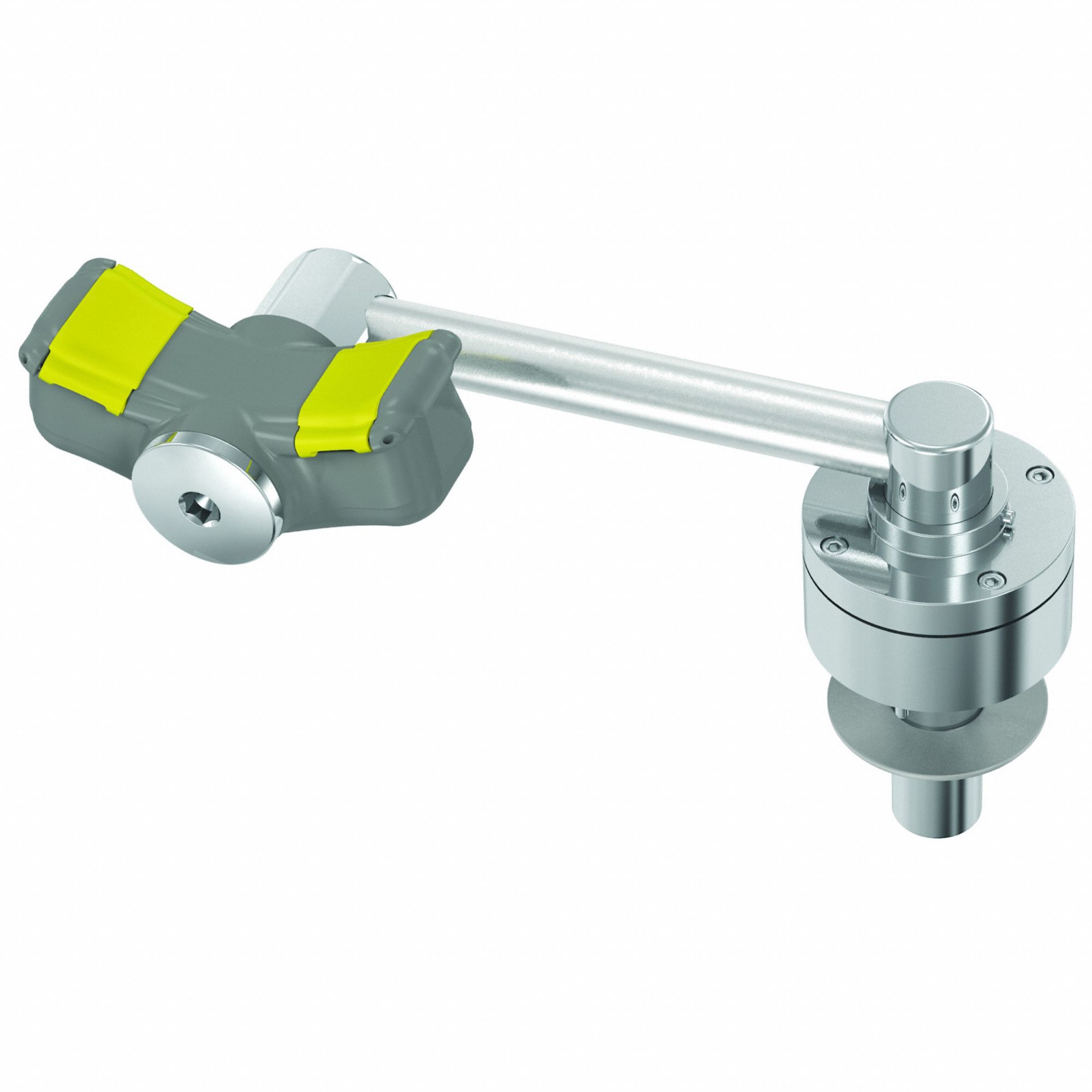 Halo Laboratory Eyewash: Deck Mnt, Eyes Coverage, No Bowl, Chrome-Plated Brass Pipe