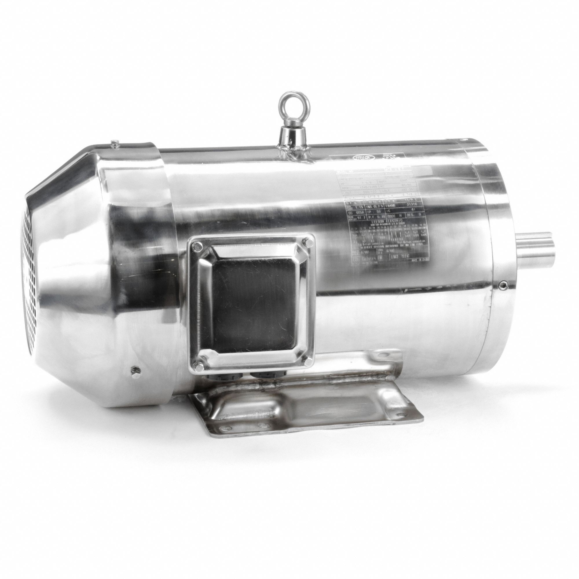 Washdown Motor: Three-Phase, 7 1/2 hp Horsepower, 1, 745 RPM RPM, 230/460V AC, TEFC