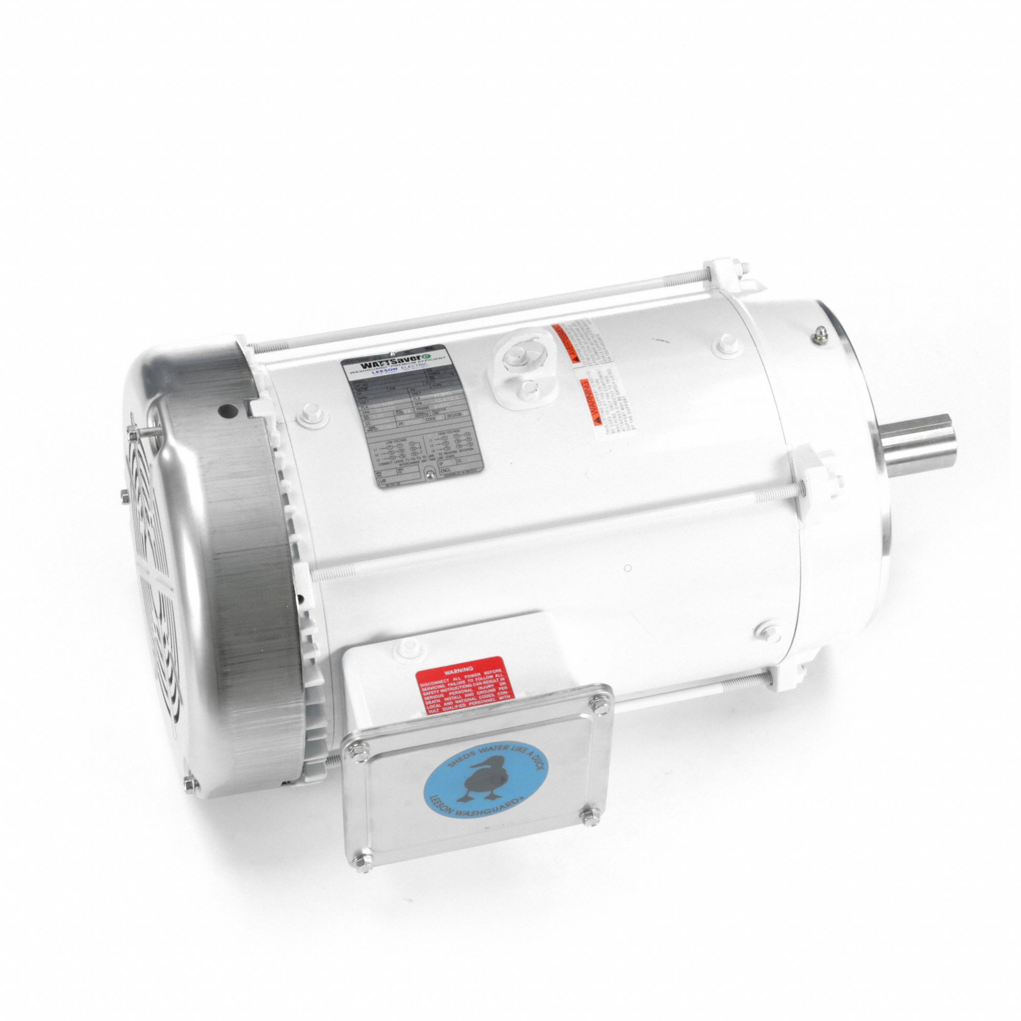 Washdown Motor: Three-Phase, 10 hp Horsepower, 3, 525 RPM RPM, 230/460V AC, 215TC Frame Size