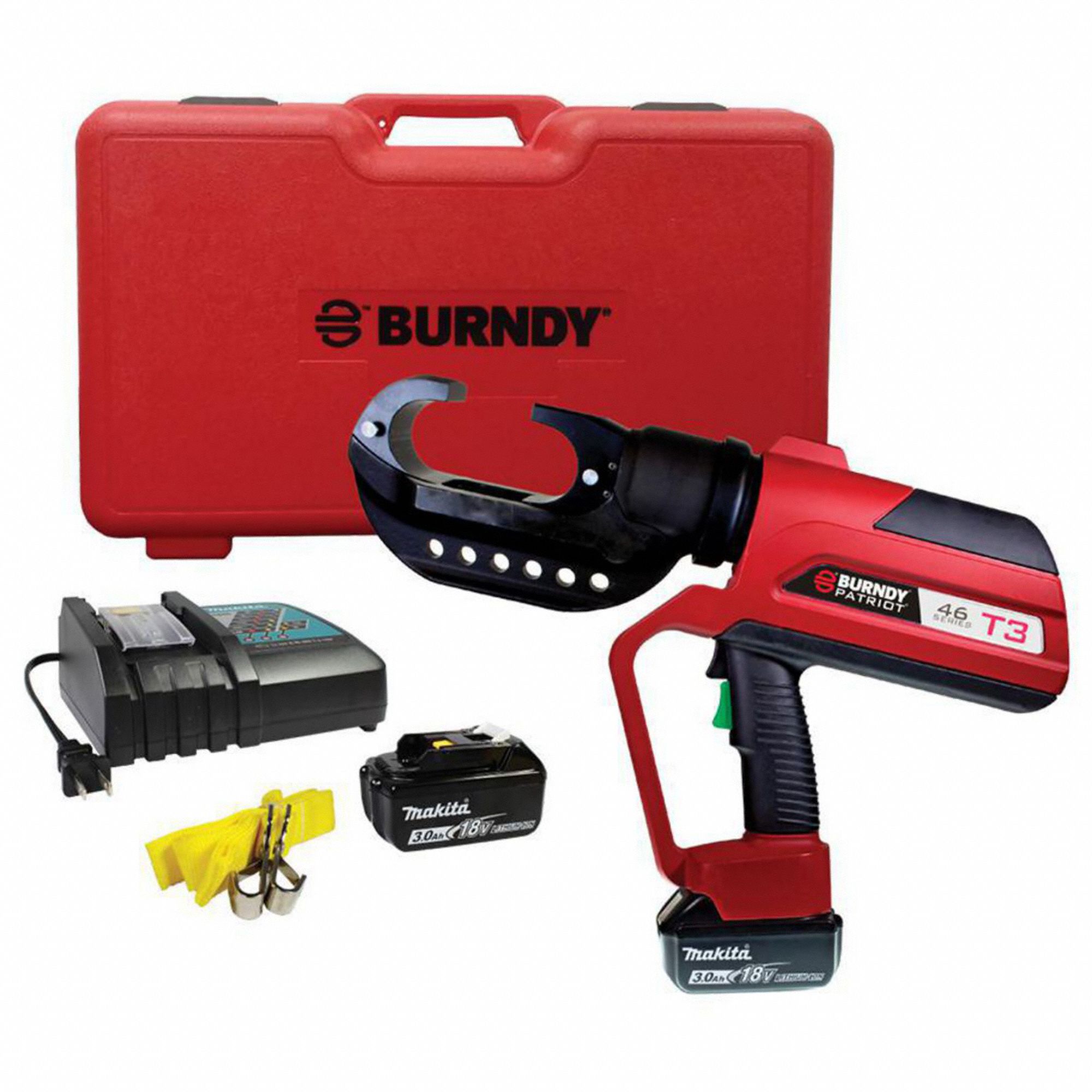 T3 Tech 15-Ton C-Head: 18 V, Die Head, 1, 500 kcmil Max Copper, For P/U Dies, C-Head Head