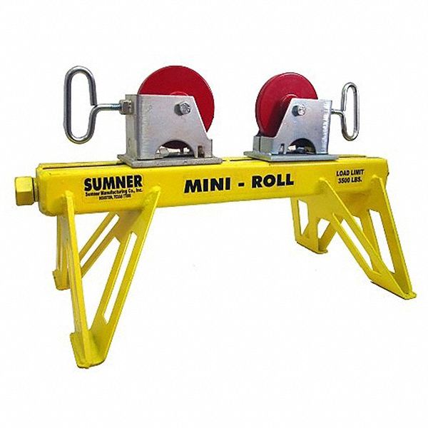 SUMNER, Straight Roller Head, 3,500 lb Max Load Capacity, Jack Stand 798GL3785283 Grainger