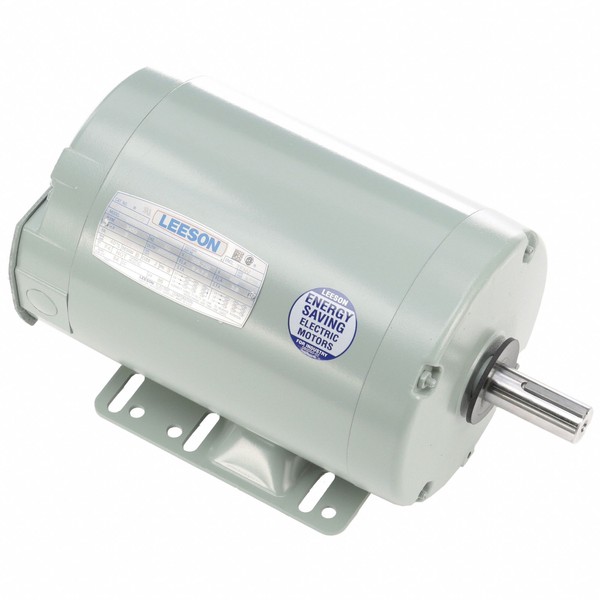 MOTEUR,3 HP,TRIPHASE,CHASSIS ACIER