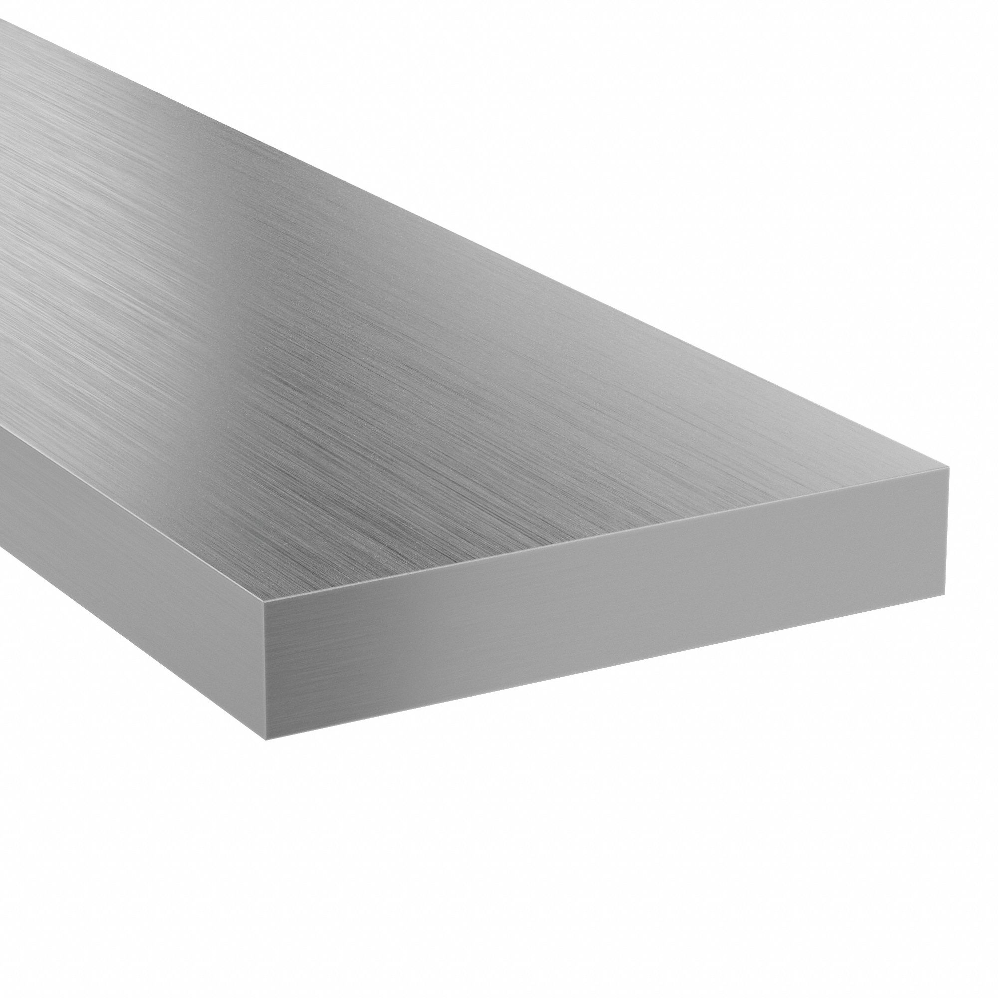 Carbon Steel Rectangular Bar: A36, 0.125 in Thick, 1 in x 12 in Nominal Size (WxL), ±0.01 in, Mill
