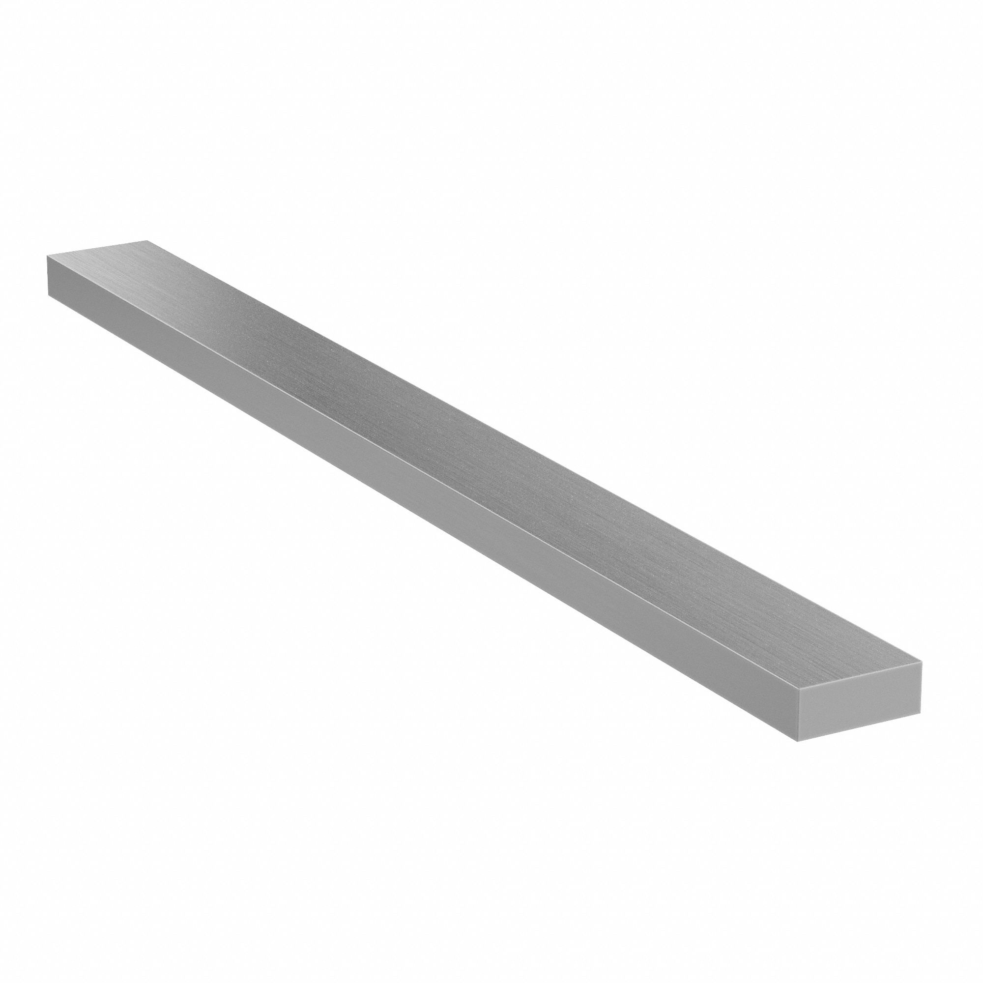 Carbon Steel Rectangular Bar: 1018, 0.19 in Thick, 1/4 in x 6 in Nominal Size (WxL), 0 in/-0.003 in