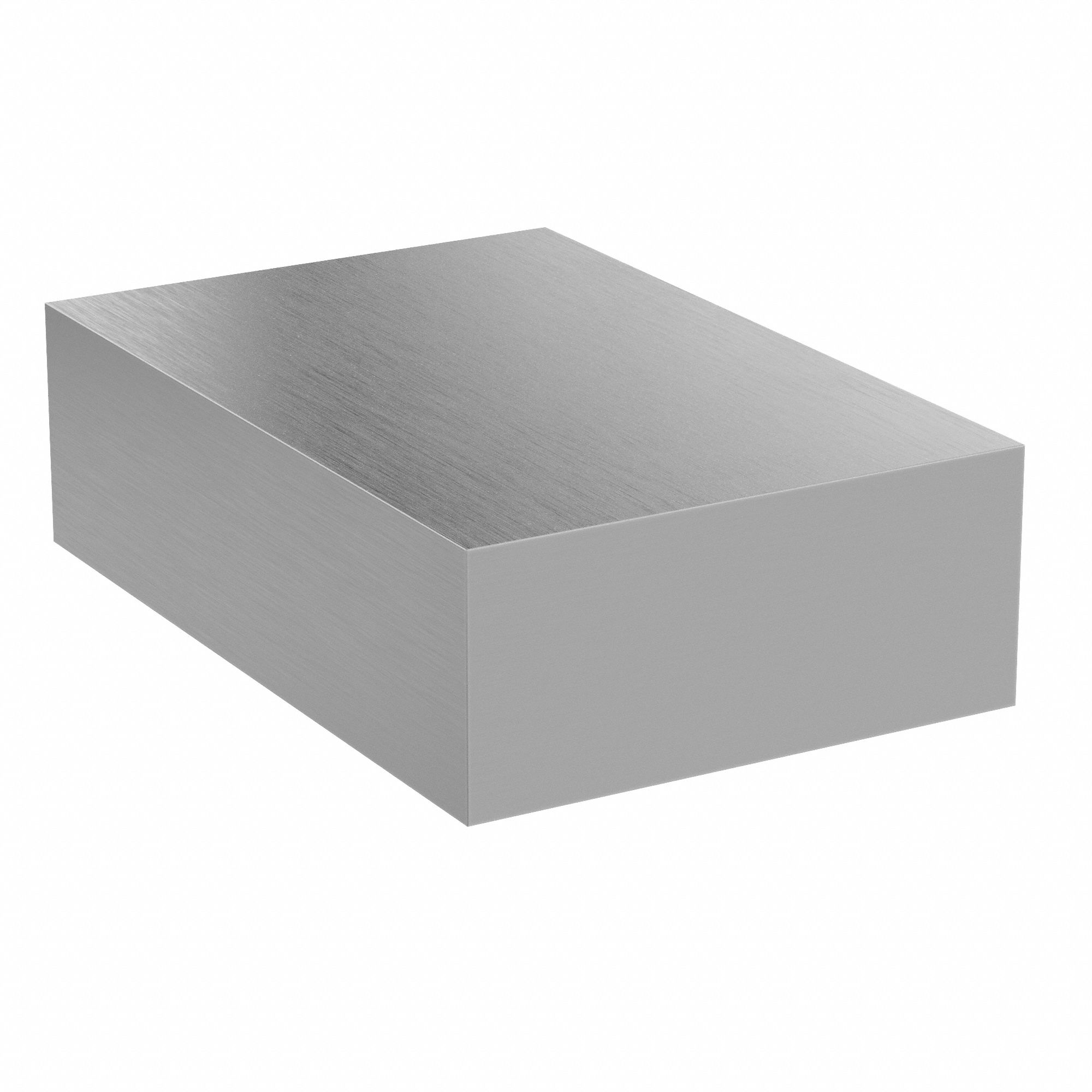 Carbon Steel Rectangular Bar: A36, 1.25 in Thick, 3 1/2 in x 6 in Nominal Size (WxL), ±0.0312 in