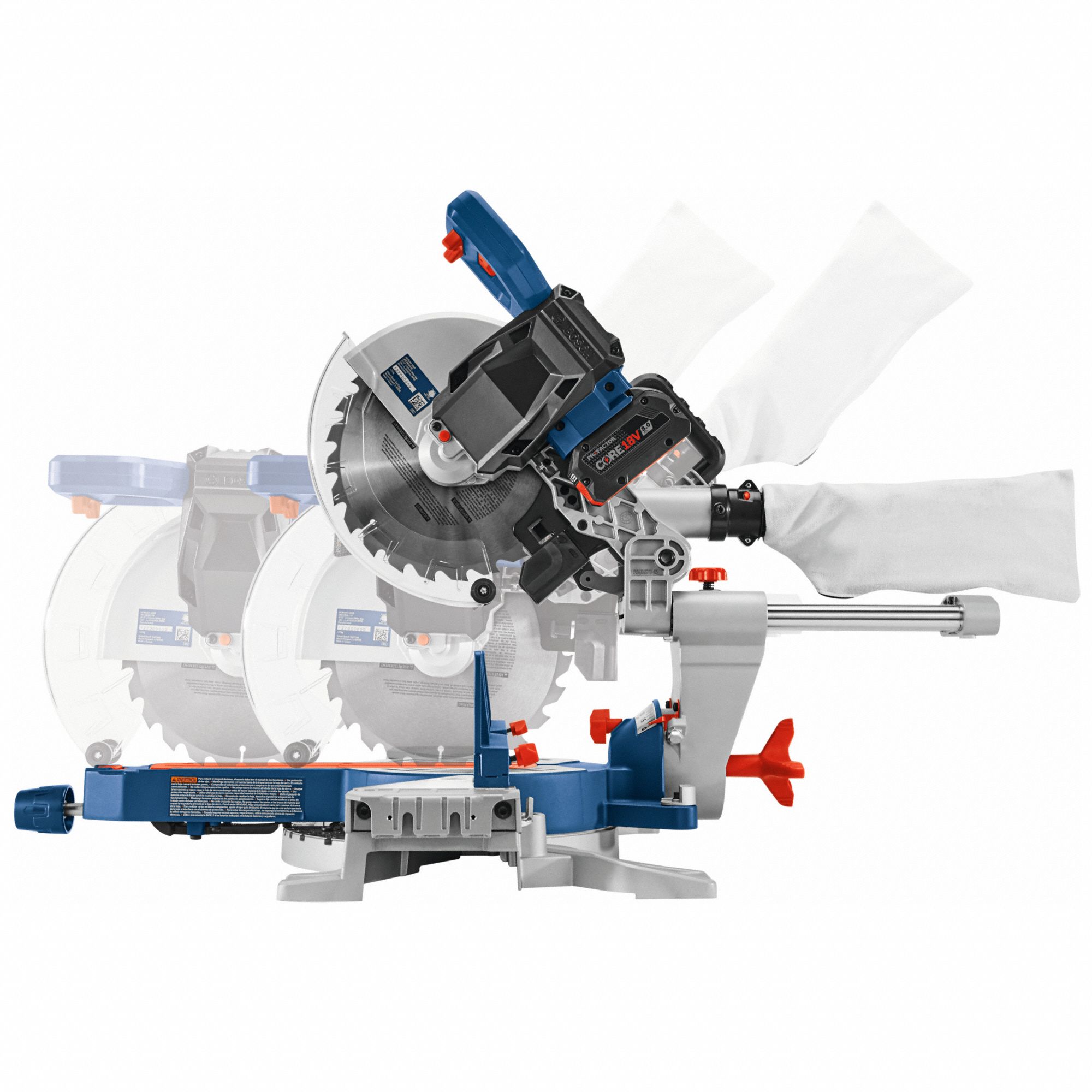 BOSCH Cordless Miter Saw - 799V07|GCM18V-10SDN - Grainger