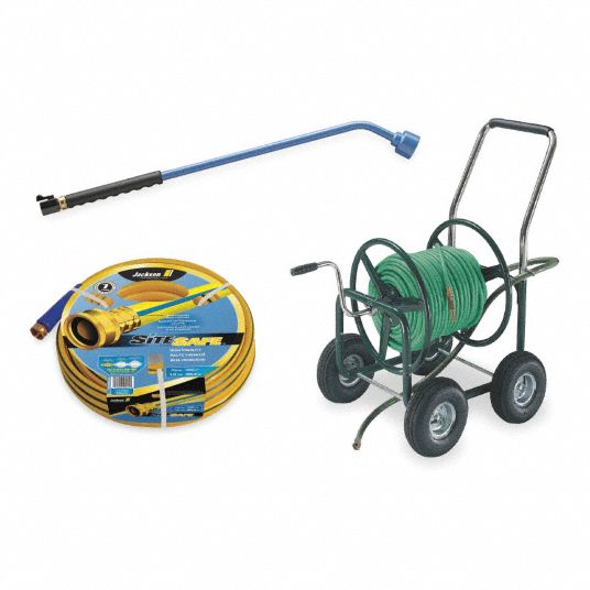 Portable Hose Cart: 4 Wheels