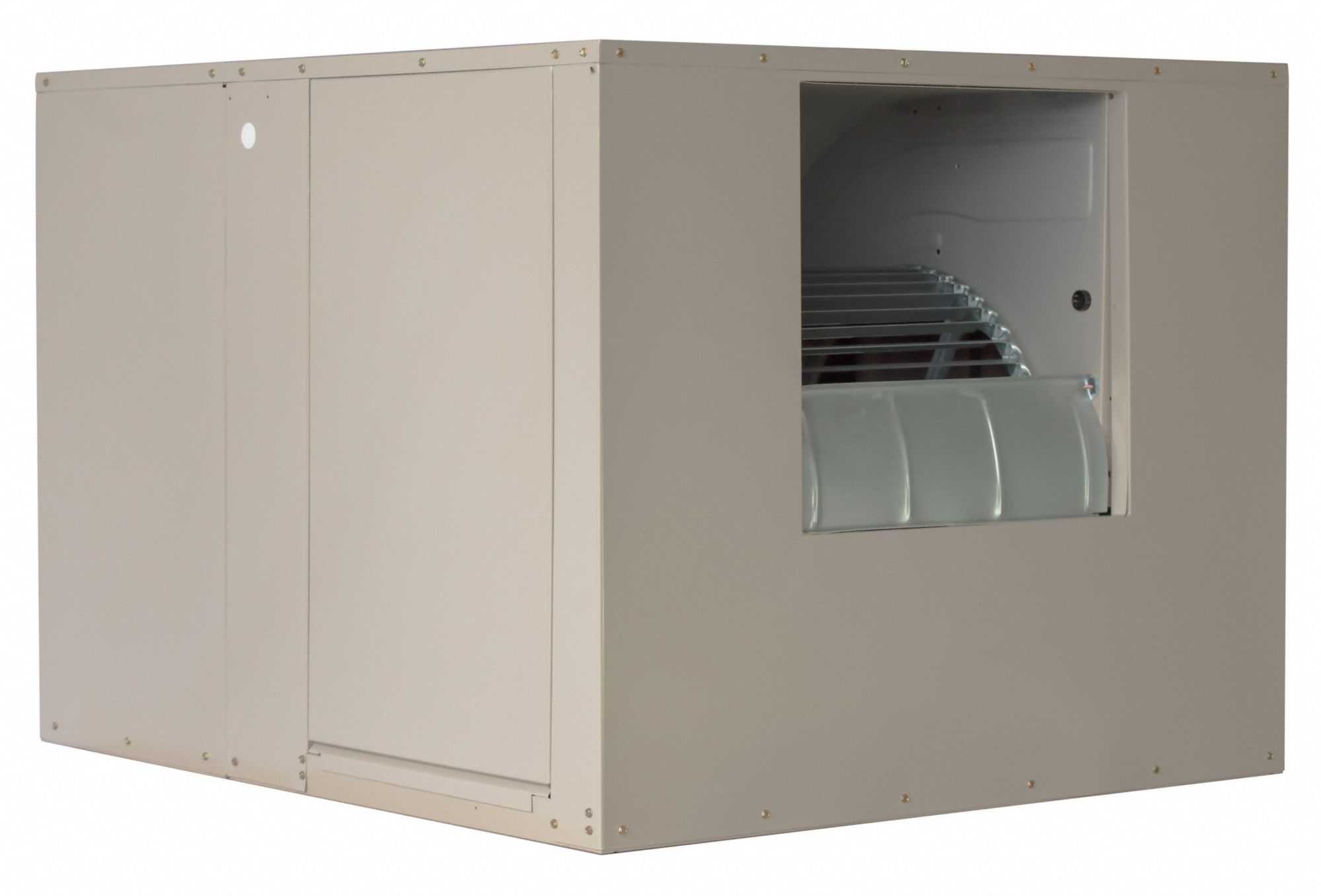 MASTERCOOL Ducted Evaporative Cooler with Motor 2200 sq ft, 6,000 cfm, 8 in Pad Thick, 3/4 hp