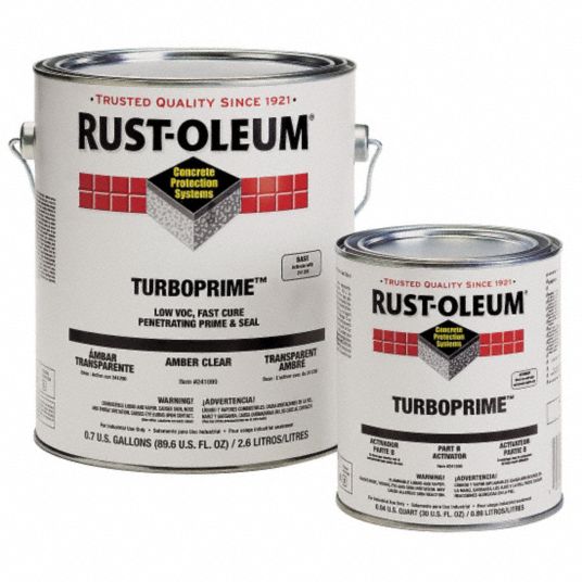 Rust-Oleum Epoxy Primer and Activator, Clear, 1 gal, 1,079 sq ft/gal 241099