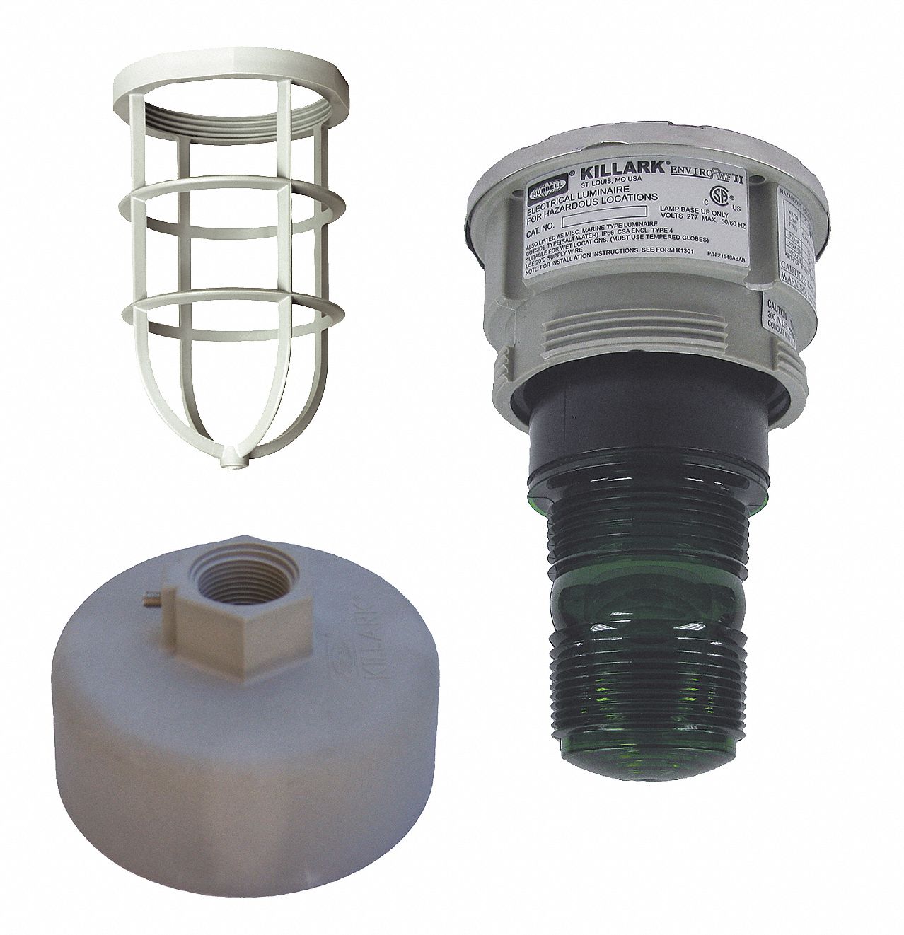 Hazardous Location Signal Light: Xenon, 120 V AC, 11 9/16 in Overall Ht, 4 3/8 in Overall Wd