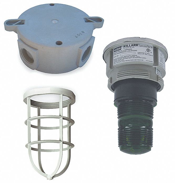 Hazardous Location Signal Light: Xenon, 12 to 80 V DC, 11 3/16 in Overall Ht, Green