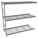 BULK STORAGE RACK, ADD-ON, HEAVY-DUTY, 96 IN X 36 IN X 96 IN, STEEL WIRE, 3 SHELVES