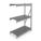 BULK STORAGE RACK, ADD-ON, HEAVY-DUTY, 48 IN X 24 IN X 72 IN, RIBBED STEEL, 3 SHELVES