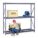 BULK STORAGE RACK, STARTER, HEAVY-DUTY, 96 IN X 24 IN X 96 IN, STEEL WIRE, 3 SHELVES