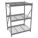 BULK STORAGE RACK, STARTER, HEAVY-DUTY, 48 IN X 36 IN X 72 IN, STEEL WIRE, 3 SHELVES