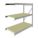 BULK STORAGE RACK, ADD-ON, HEAVY-DUTY, 72 IN X 36 IN X 72 IN, PARTICLEBOARD, 3 SHELVES
