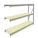 BULK STORAGE RACK, ADD-ON, HEAVY-DUTY, 96 IN X 24 IN X 72 IN, PARTICLEBOARD, 3 SHELVES