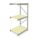 BULK STORAGE RACK, ADD-ON, HEAVY-DUTY, 48 IN X 36 IN X 96 IN, PARTICLEBOARD, 3 SHELVES