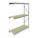 BULK STORAGE RACK, ADD-ON, HEAVY-DUTY, 72 IN X 24 IN X 96 IN, PARTICLEBOARD, 3 SHELVES
