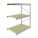 BULK STORAGE RACK, ADD-ON, HEAVY-DUTY, 72 IN X 48 IN X 96 IN, PARTICLEBOARD, 3 SHELVES