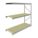 BULK STORAGE RACK, ADD-ON, HEAVY-DUTY, 96 IN X 36 IN X 96 IN, PARTICLEBOARD, 3 SHELVES
