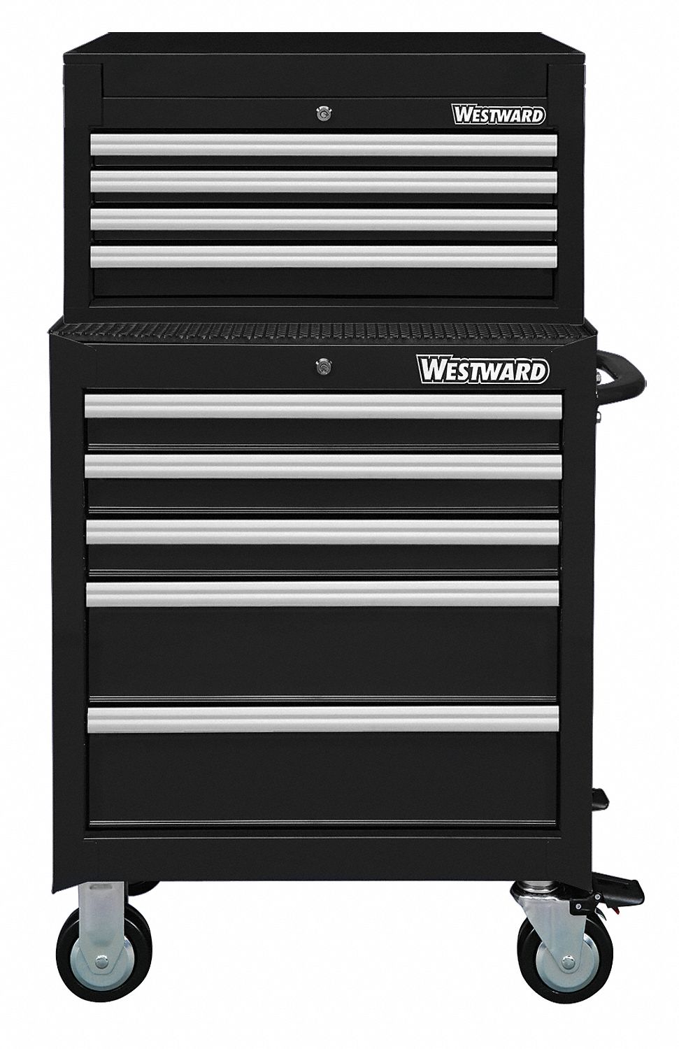 Blk Light Duty Tool Chest/Cabinet Combo