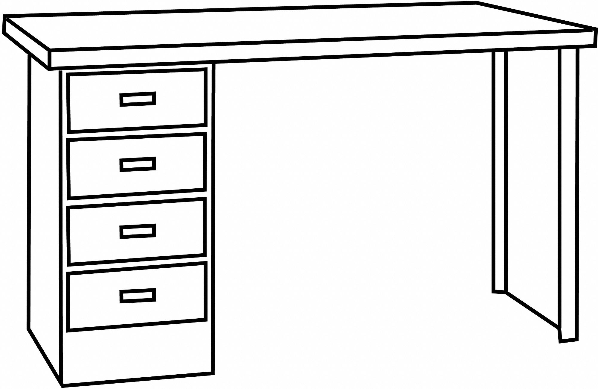 EDSAL, Butcher Block, 60 in x 30 in, Workbench - 7D070|4TW44 - Grainger