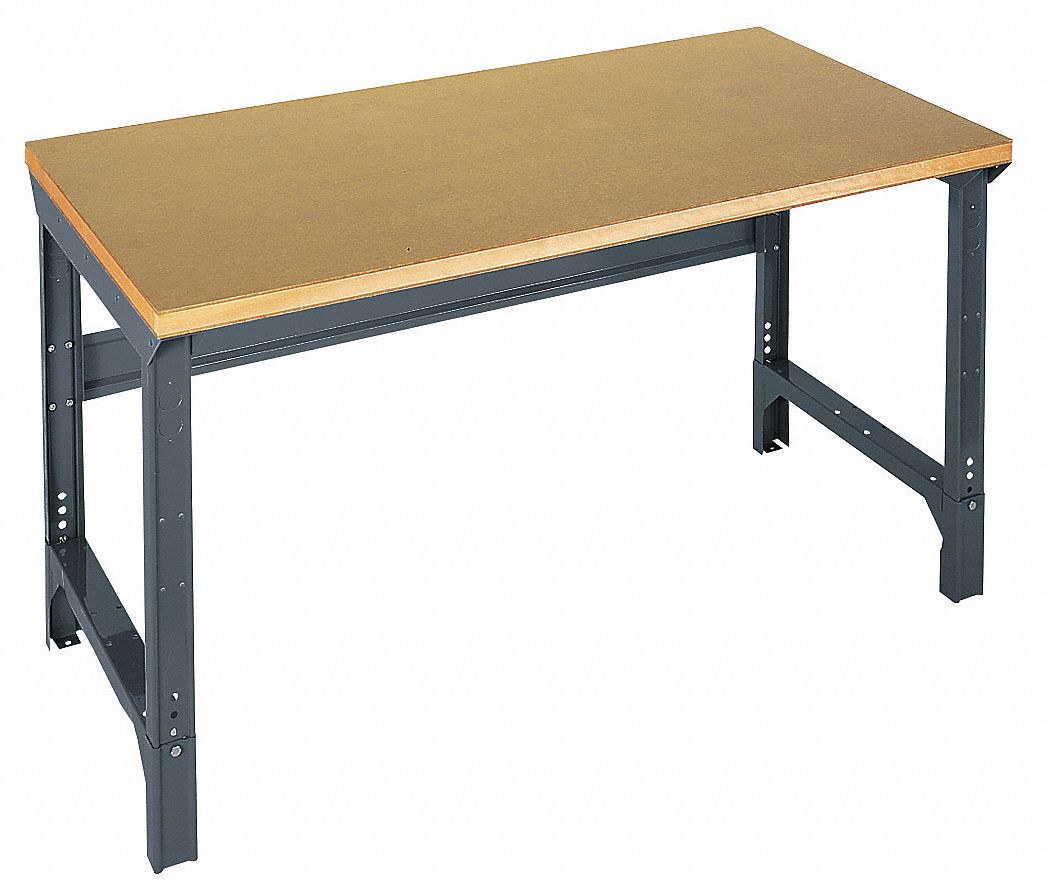 GRAINGER APPROVED Workbench 4,000 lb Load Capacity, 60 in Wd, 30 in Dp
