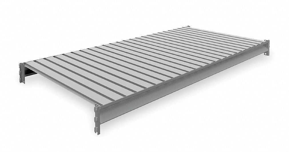 SHELF, 72 IN X 36 IN, 22 GA BEAMS, STEEL, 2,750 LB LOAD CAPACITY