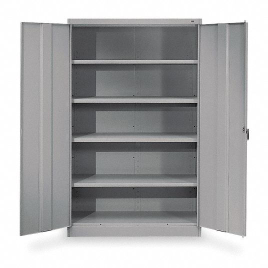 TENNSCO Storage Cabinet, Welded, Gray - 204K25|J2478SUMGY - Grainger