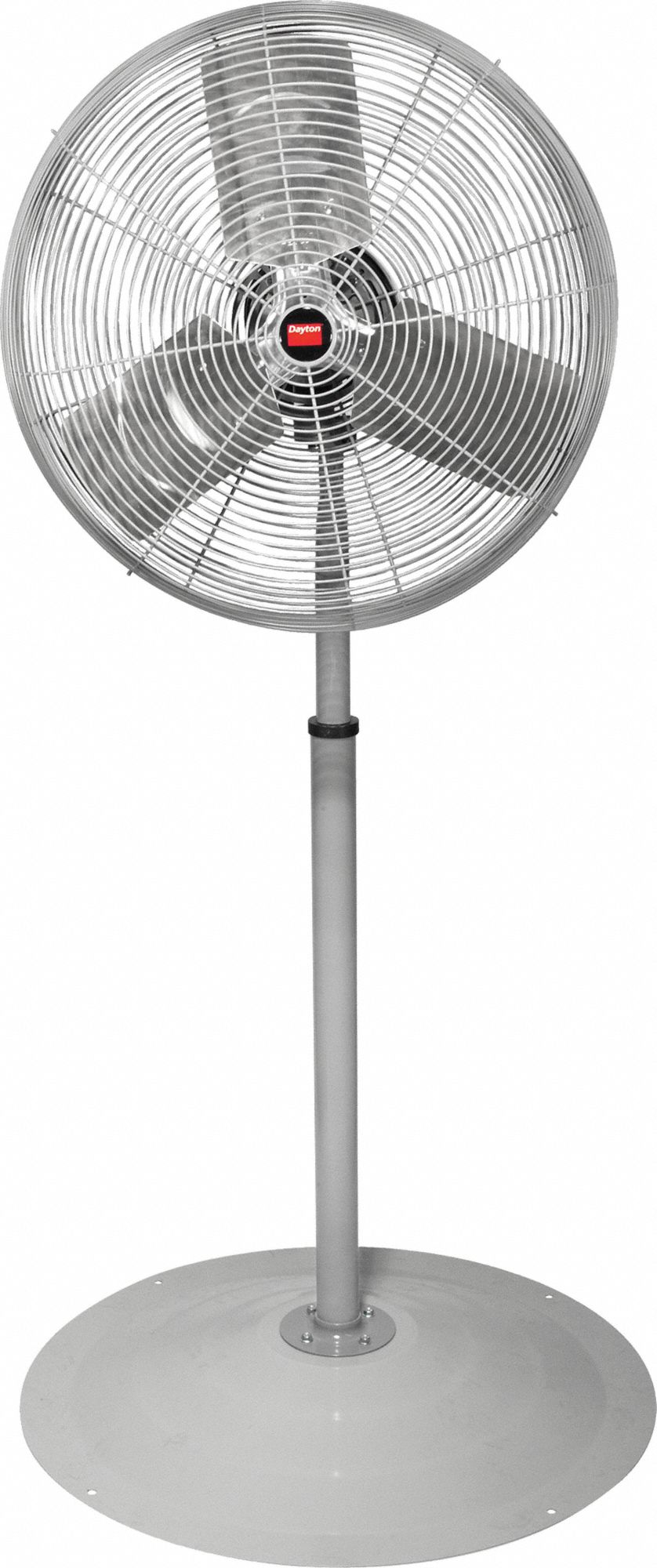 DAYTON Standard-Duty Industrial Fan: 30 in Blade Dia, 2 Speeds, 8,712/9,704  cfm, 115V AC