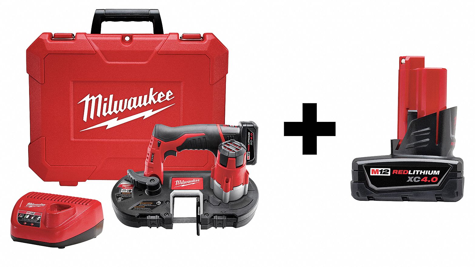 27 in Blade Lg, 12 V, Cordless Band Saw Kit,12V,W/Add Bat 7DF527DF52