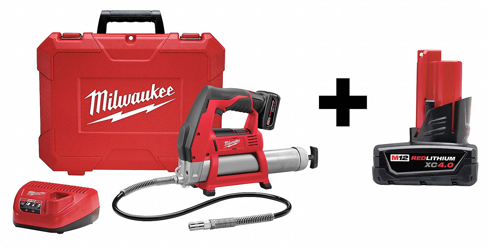 Cordless milwaukee grease discount gun