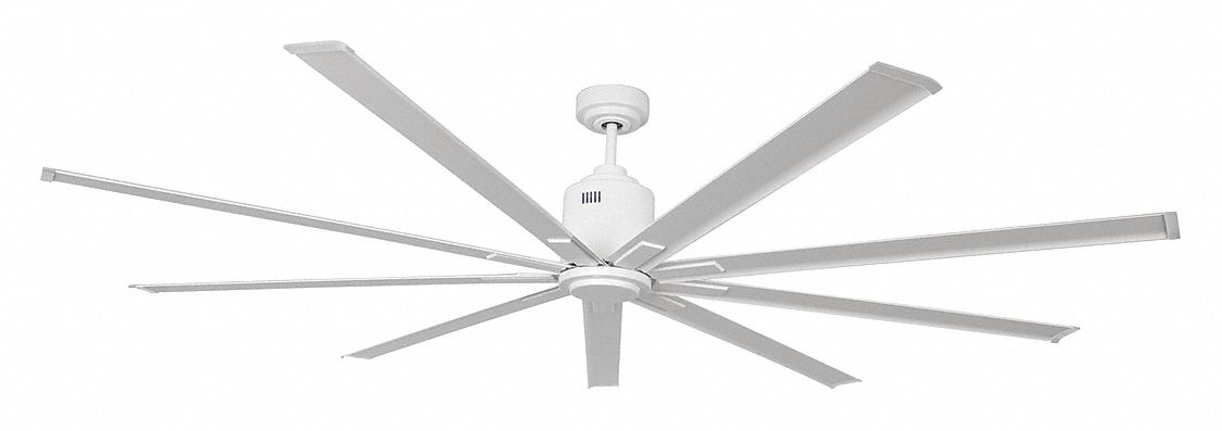 Standard Duty Industrial Ceiling Fan 7 Ft 4 Number Of Blades 9 Number Of Speeds 6 120vac