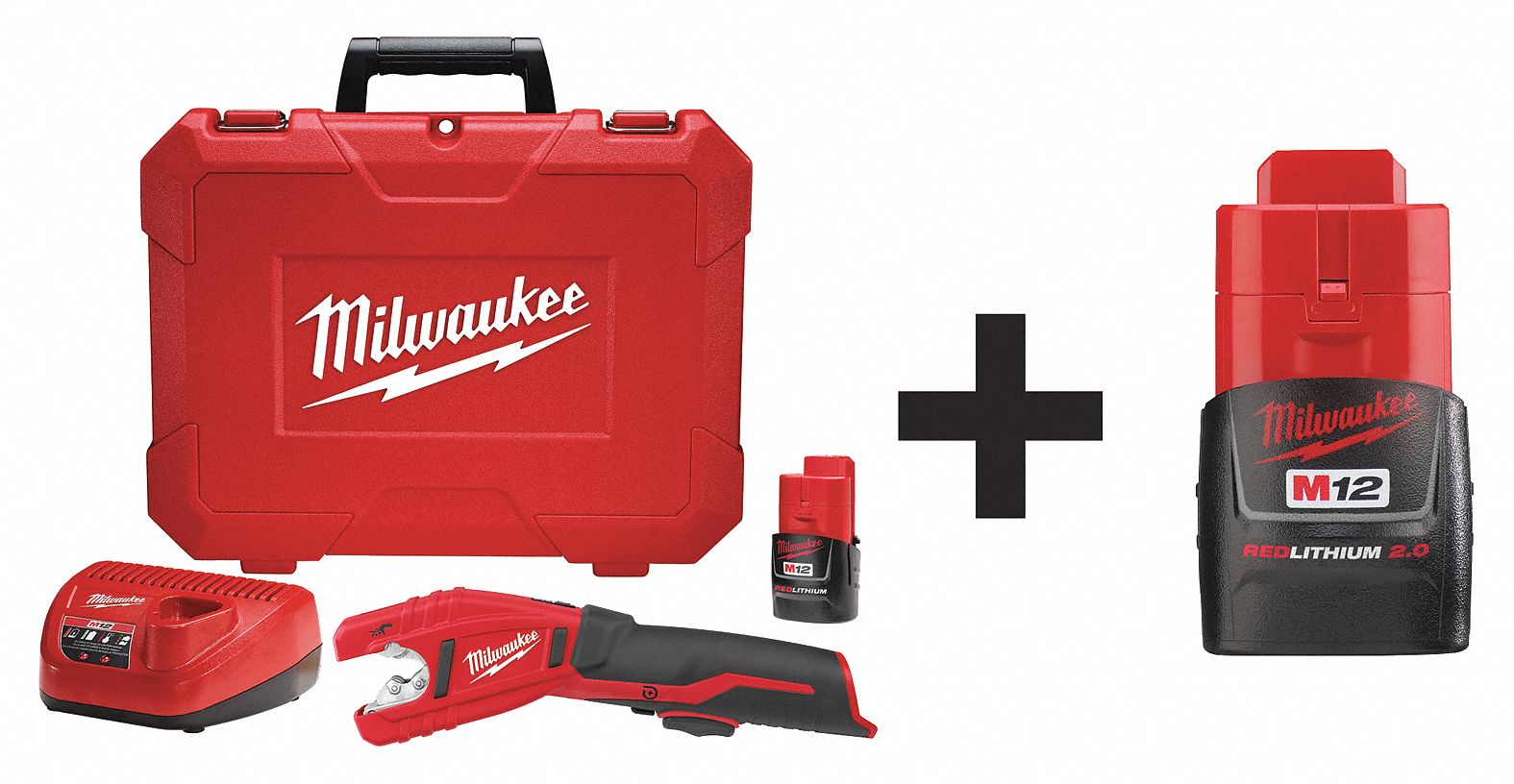 Cordless Tube Cutter Kit, 12.0V