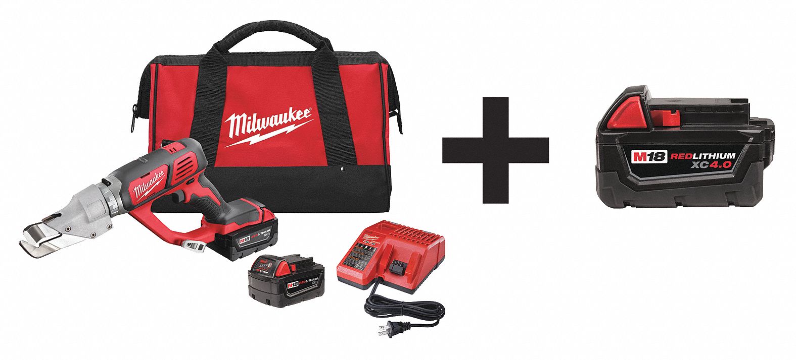 MILWAUKEE, Cordless Shear Kit 7DX90263722, 48111840 Grainger