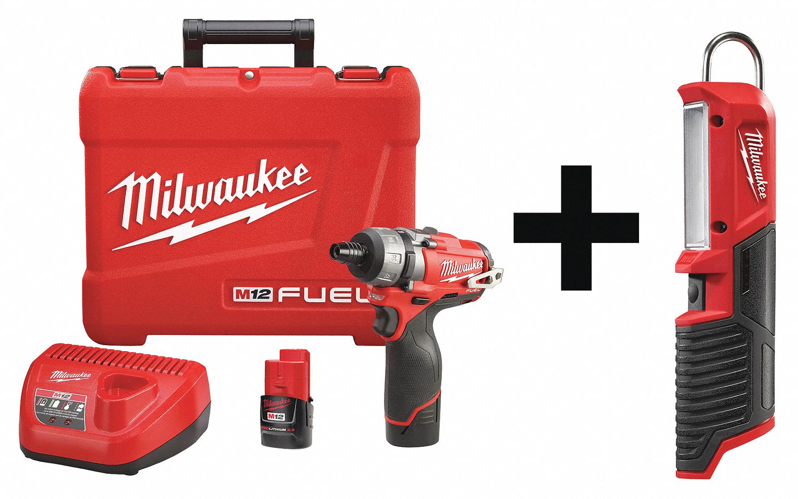 MILWAUKEE Cordless Screwdriver Kit, LiIon Battery 7DY93240222 2351