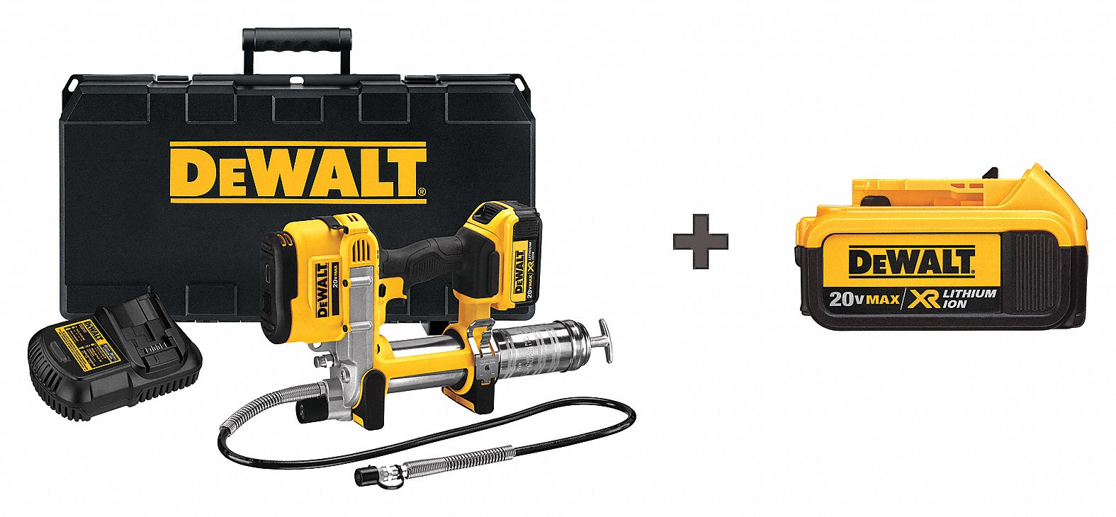 DEWALT 20 V Volt Li Ion Cordless Grease Gun 7DZ26 DCGG571M1