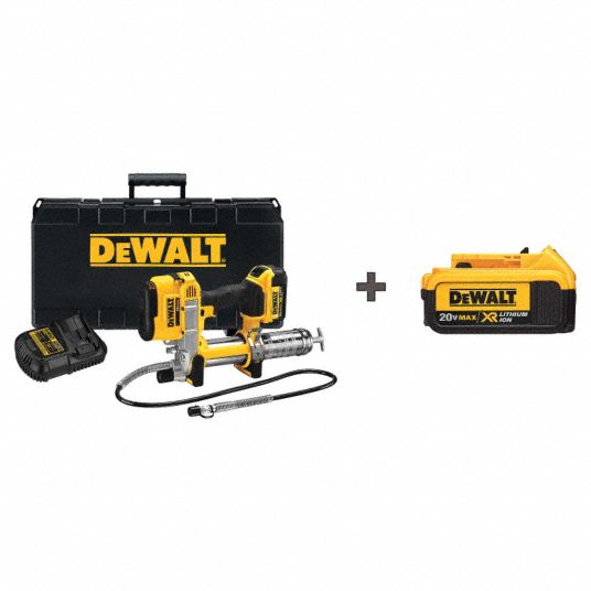 DEWALT Cordless Grease Gun 20 V Volt, LiIon, Pistol Grip Grease Gun