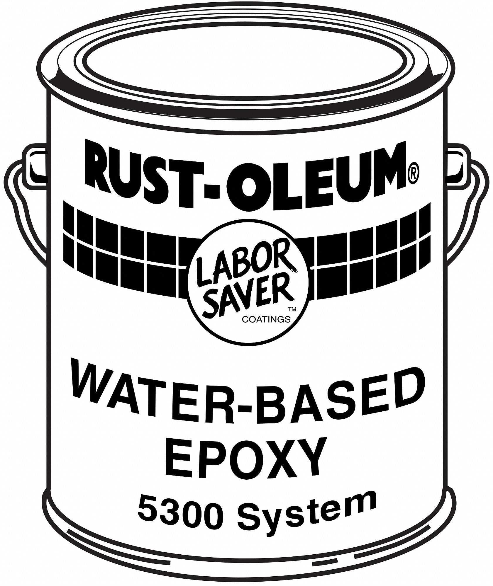 RUSTOLEUM Safety Yellow Epoxy Activator and Finish Kit, Gloss Finish