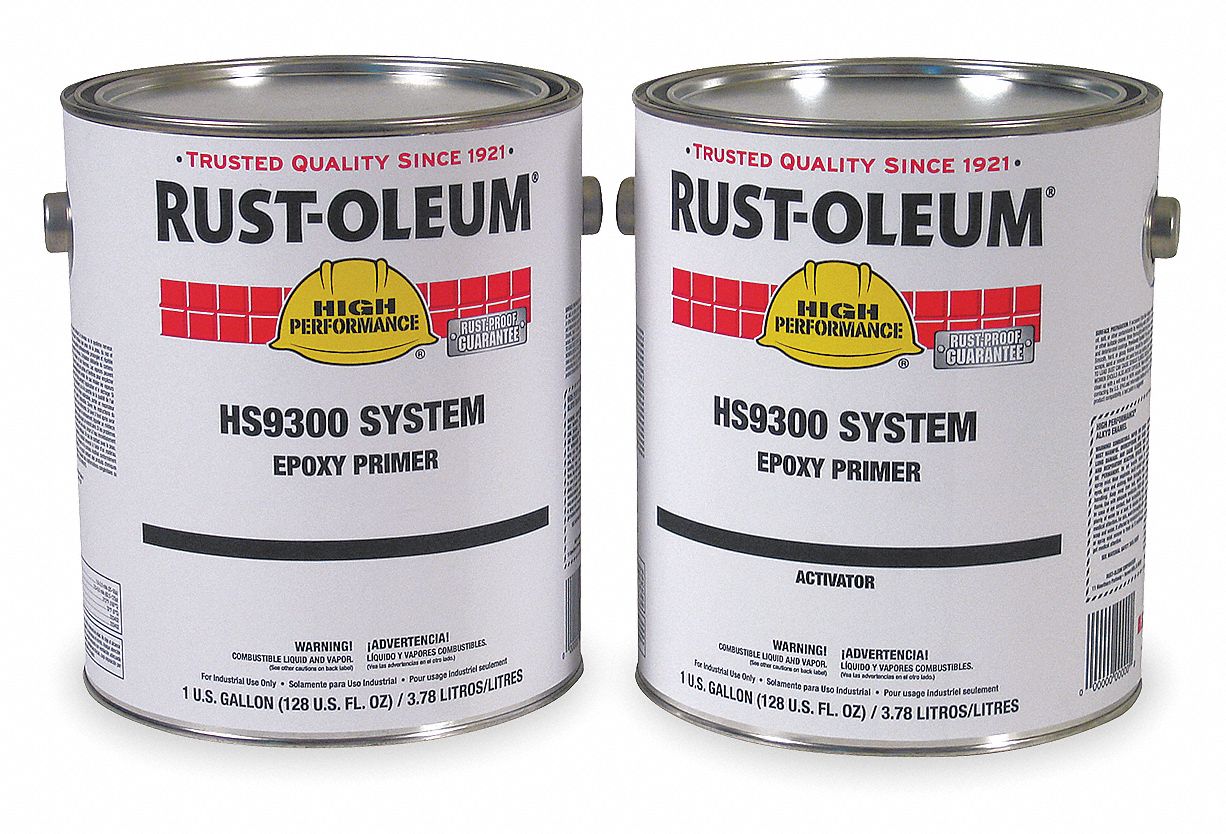 RUSTOLEUM Gray Urethane Activator and Finish Kit, High Gloss Finish, Size 1 gal 7H602HS9381