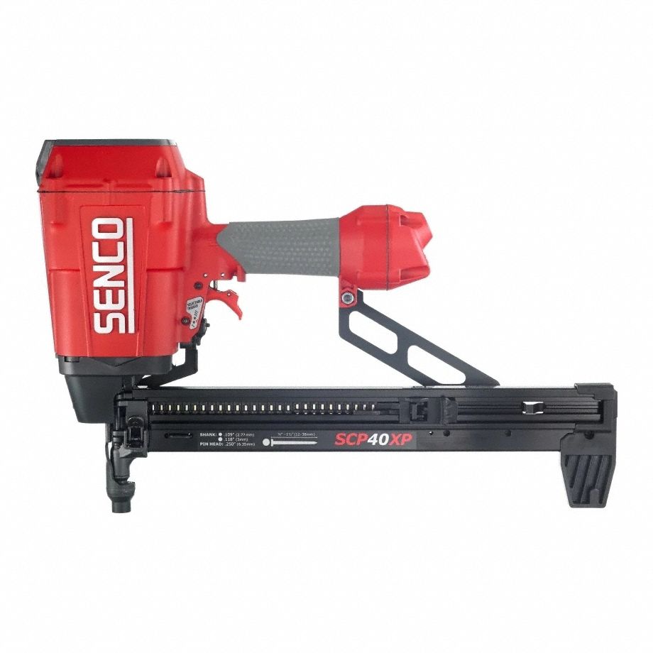 Nail Gun: Pin, Straight, Strip, Sequential, For 1/2 in to 1 1/4 in Nail Lg Range