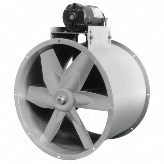 Dayton 24 In 3-phase Tubeaxial Fan With Motor And Drive Package, 208 